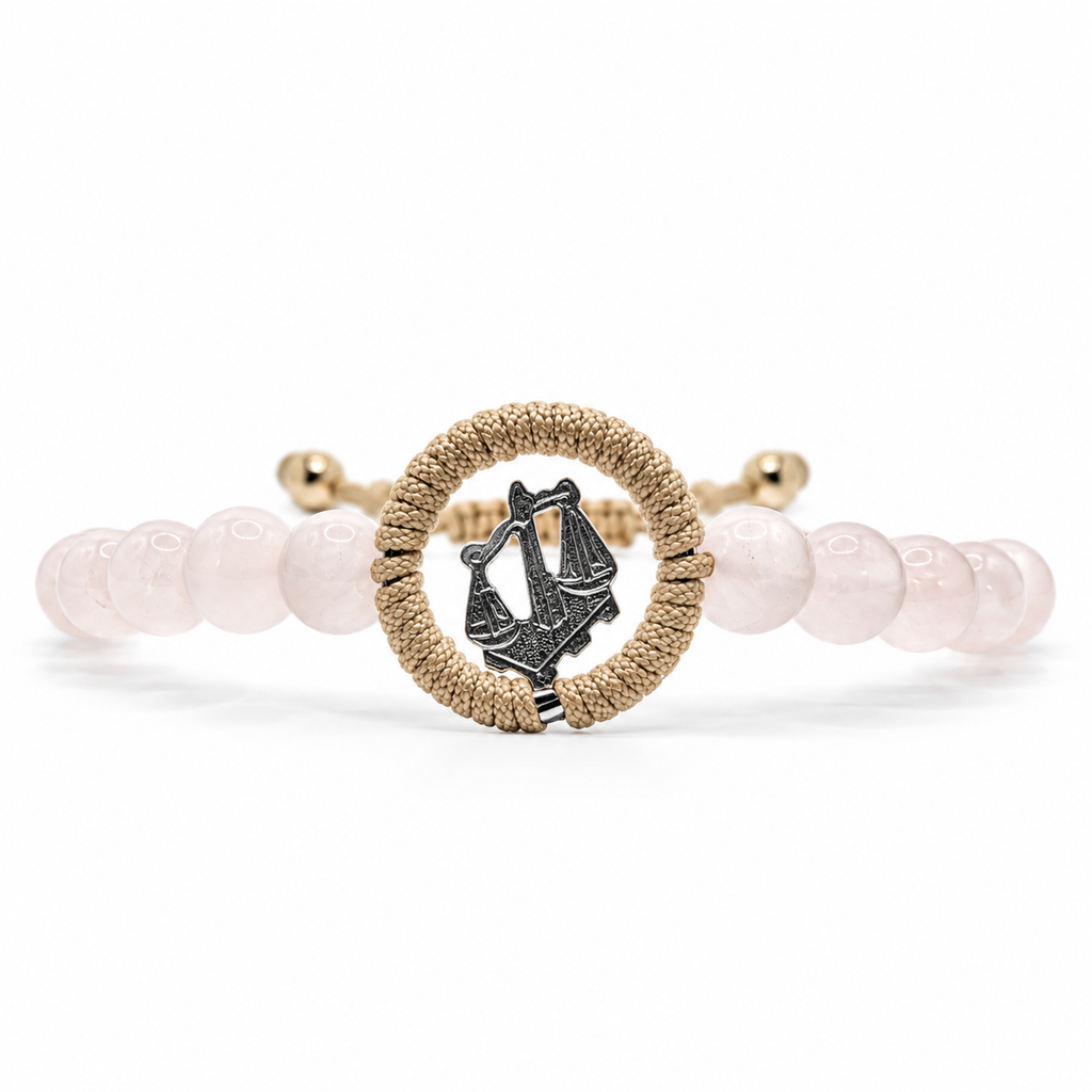 Rose Quartz Zodiac Bracelet