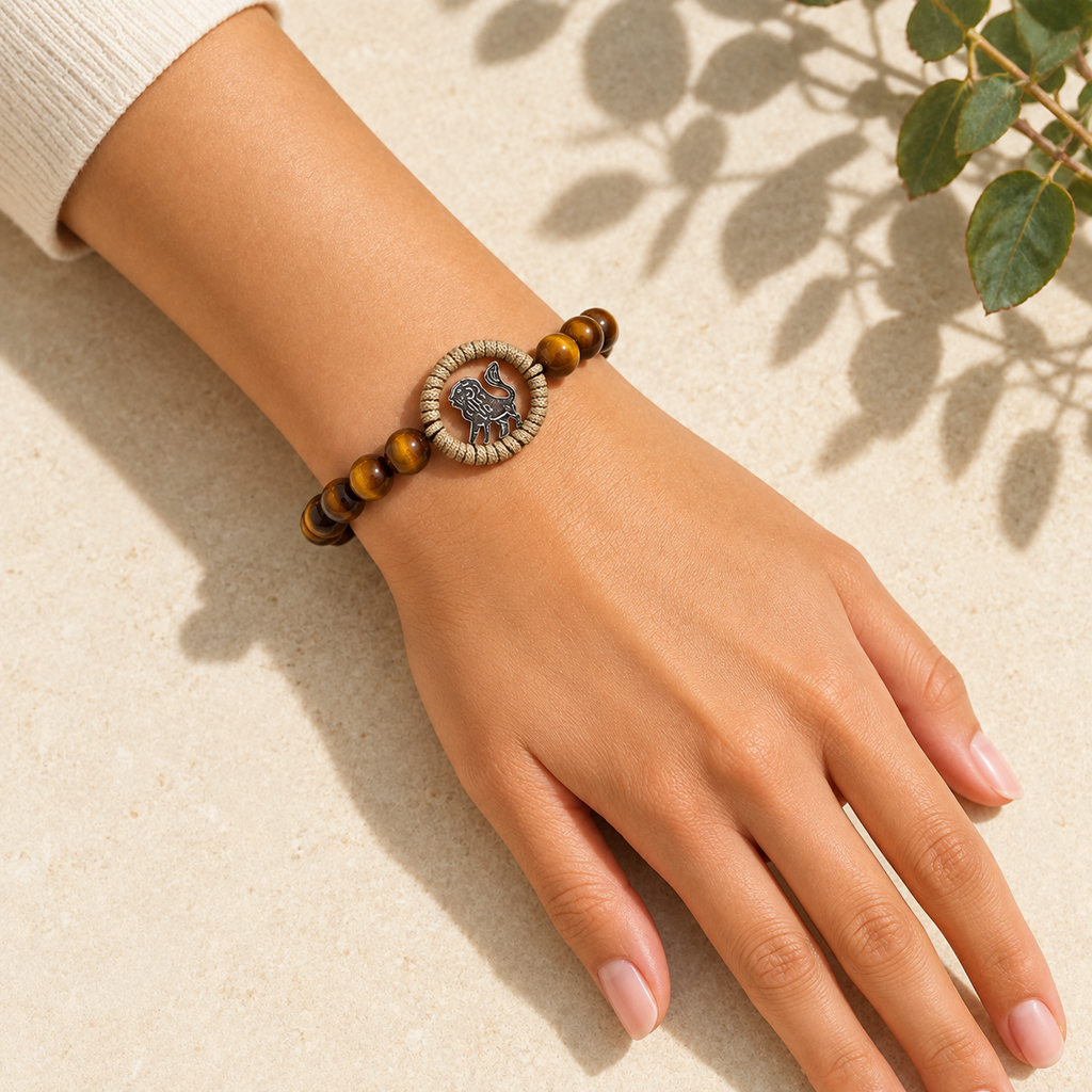 Tiger’s Eye Zodiac Bracelet