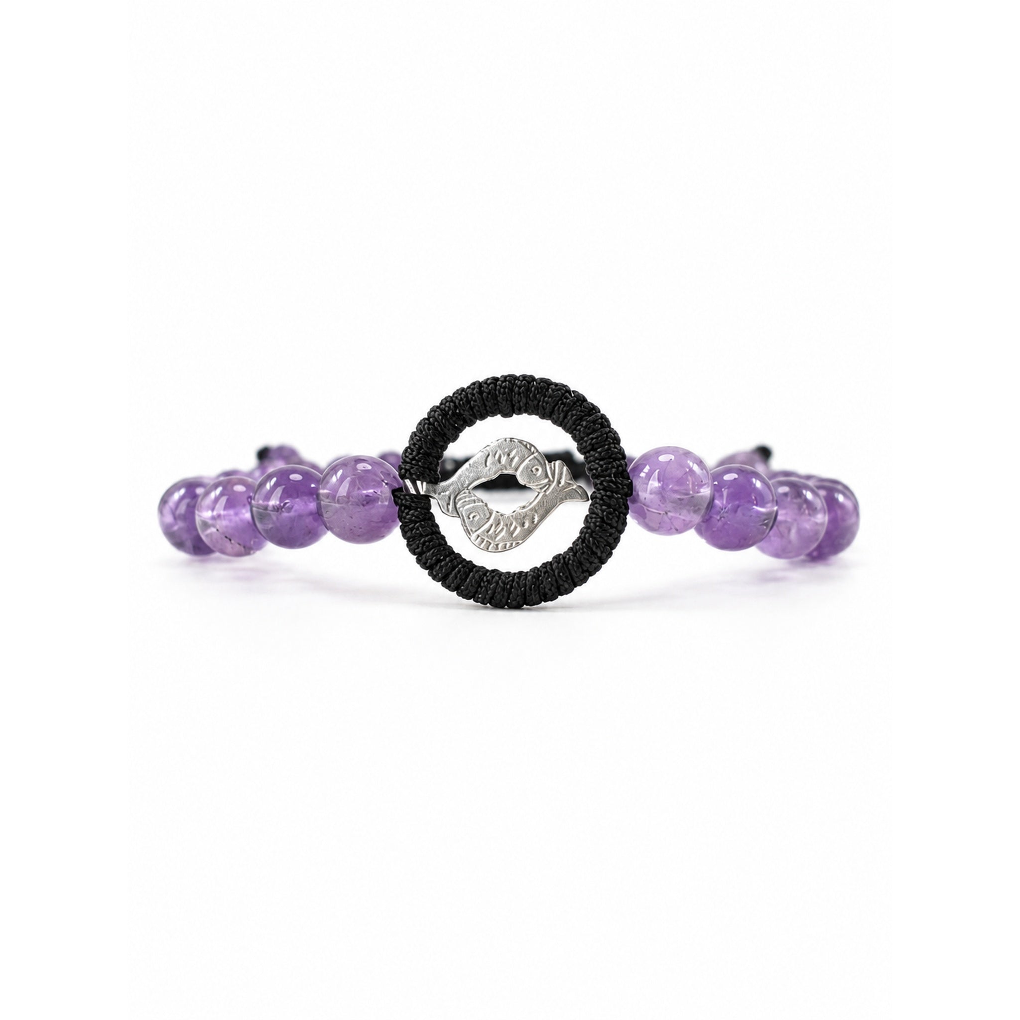 Limited Edition Royal Purple Amethyst Zodiac Charm Bracelet