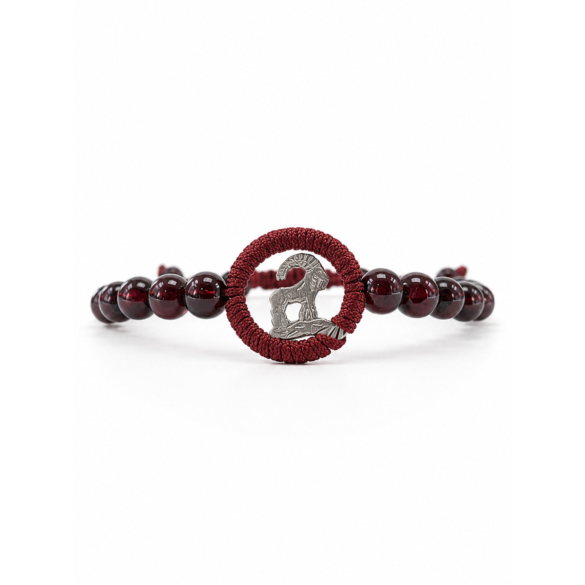 Limited Edition Garnet Zodaic Charm Bracelet
