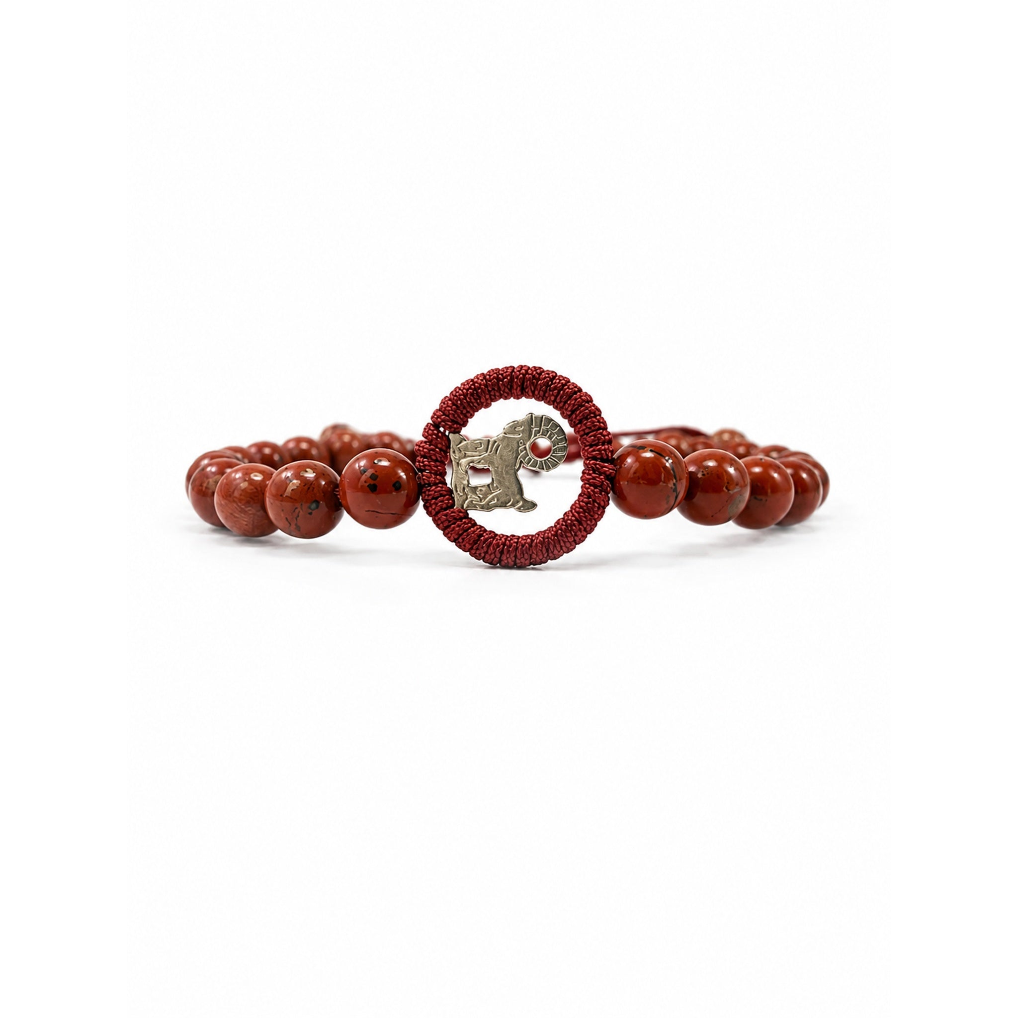Limited Edition Red Jasper Zodiac Charm Bracelet